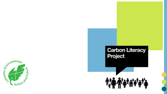 Carbon Literacy and LEAF logo